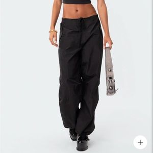 Rian Nylon Cargo Pants Edikted